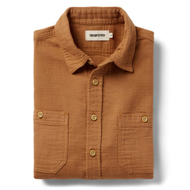 The Utility Shirt in Russet Double Cloth - featured image