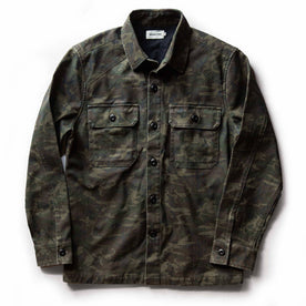 The Lined Shop Shirt in Woodland Camo Boss Duck - featured image