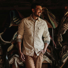 The Western Shirt in Natural Pincord - featured image