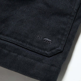 material shot of ts logo, Outerwear by Taylor Stitch