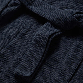 material shot of The Apres Robe in Navy Sashiko, Accessories by Taylor Stitch