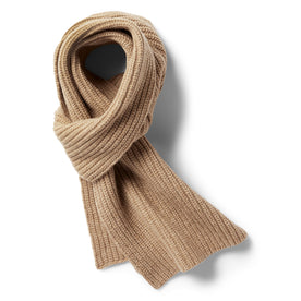 The Fisherman Scarf in Camel - featured image