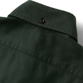 material shot of the back collar of The Jack in Spruce Houndstooth Check, Wovens by Taylor Stitch