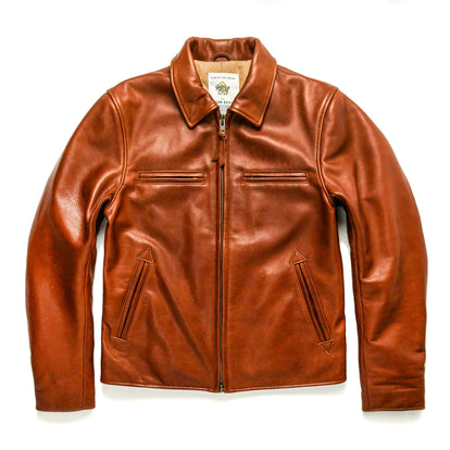 The Moto Jacket in Whiskey Steerhide