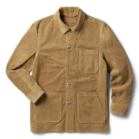 The Ojai Jacket in Cognac Suede - featured image