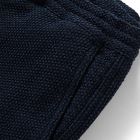 material shot of the pocket on The Apres Pant in Navy Sashiko, Bottoms by Taylor Stitch