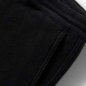 material shot of the pockets on The Apres Pant in Coal Waffle, Bottoms by Taylor Stitch