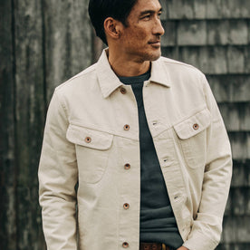 The Long Haul Jacket in Natural Organic Selvage - featured image