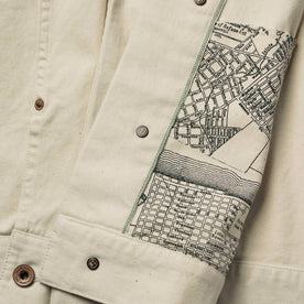 material shot of interior pocket, Outerwear by Taylor Stitch