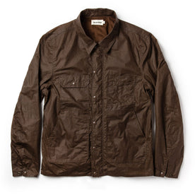 The Longshore Jacket in Dark Oak Waxed Canvas - featured image