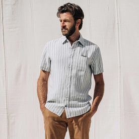 The Short Sleeve California in Grey Stripe - featured image