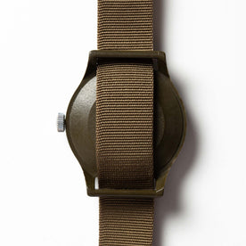 flatlay of the 1991 Timex Camper, shown from the back, Accessories by Taylor Stitch