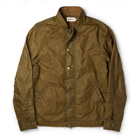 The Bomber Jacket in Field Tan Wax Canvas: Featured Image, Outerwear by Taylor Stitch