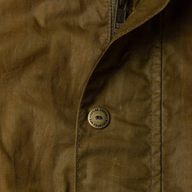 material shot of button, Outerwear by Taylor Stitch