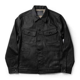 The Long Haul Jacket in Black Over-dye Selvage: Featured Image, Outerwear by Taylor Stitch