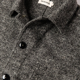 material shot of collar, Outerwear by Taylor Stitch