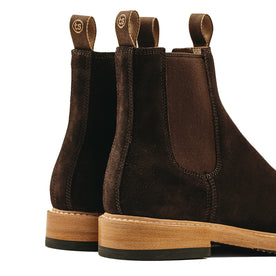 The Ranch Boot in Weatherproof Chocolate Suede: Alternate Image 12, Footwear by Taylor Stitch