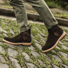 The Ranch Boot in Weatherproof Chocolate Suede: Alternate Image 7, Footwear by Taylor Stitch