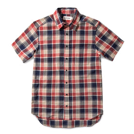 The Short Sleeve California in Red Plaid - featured image