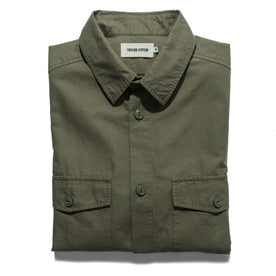 The Point Shirt in Army Hemp - featured image