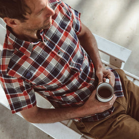 The Short Sleeve California in Red Plaid - featured image