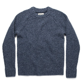 The Fisherman Sweater in Navy Melange - featured image