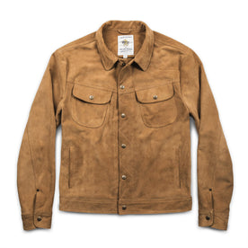 The Long Haul Jacket in Sand Weatherproof Suede: Featured Image, Outerwear by Taylor Stitch