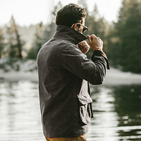 The Rover Jacket in Chocolate Beeswaxed Canvas: Alternate Image 2, Outerwear by Taylor Stitch