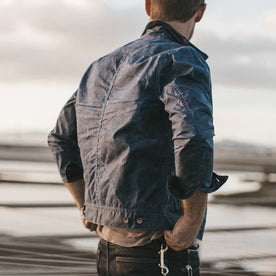 The Long Haul Jacket in Navy Waxed Canvas: Alternate Image 2, Outerwear by Taylor Stitch