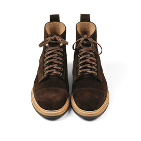 The Moto Boot in Weatherproof Chocolate Suede: Alternate Image 8, Footwear by Taylor Stitch