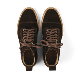 The Moto Boot in Weatherproof Chocolate Suede: Alternate Image 12, Footwear by Taylor Stitch