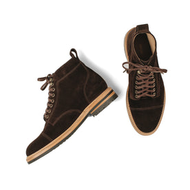 The Moto Boot in Weatherproof Chocolate Suede: Alternate Image 15, Footwear by Taylor Stitch