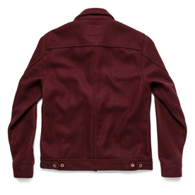 The Long Haul Jacket in Burgundy Melton Wool: Alternate Image 9, Outerwear by Taylor Stitch