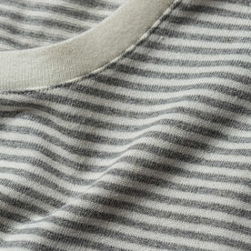 The Fourtillfour Heavy Bag Tee in Ash Stripe: Alternate Image 4, Knits by Taylor Stitch