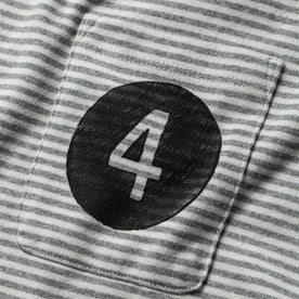 The Fourtillfour Heavy Bag Tee in Ash Stripe: Alternate Image 5, Knits by Taylor Stitch