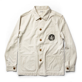 The Fourtillfour Ojai Jacket in Natural Reverse Sateen - featured image