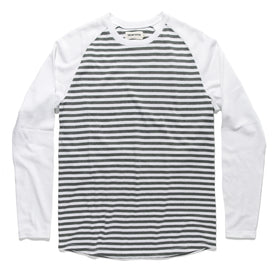 The Triblend Long Sleeve in Charcoal Stripe: Featured Image, Knits by Taylor Stitch