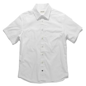 The Short Sleeve California in White Poplin: Featured Image, Wovens by Taylor Stitch