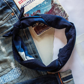 The Bandana in Natural Indigo Petal - featured image