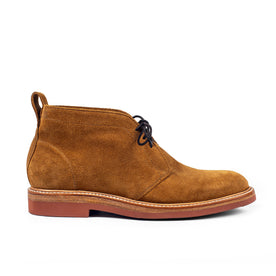 The Unlined Chukka in Butterscotch Weatherproof Suede: Featured Image, Footwear by Taylor Stitch