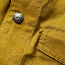 material shot of button, Outerwear by Taylor Stitch