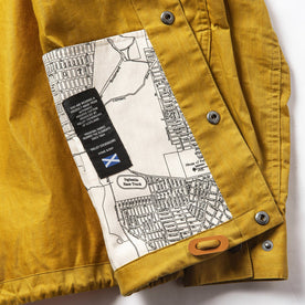 material shot of interior, Outerwear by Taylor Stitch