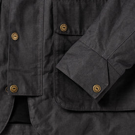 material shot of sleeve, Outerwear by Taylor Stitch