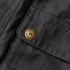 material shot of button, Outerwear by Taylor Stitch